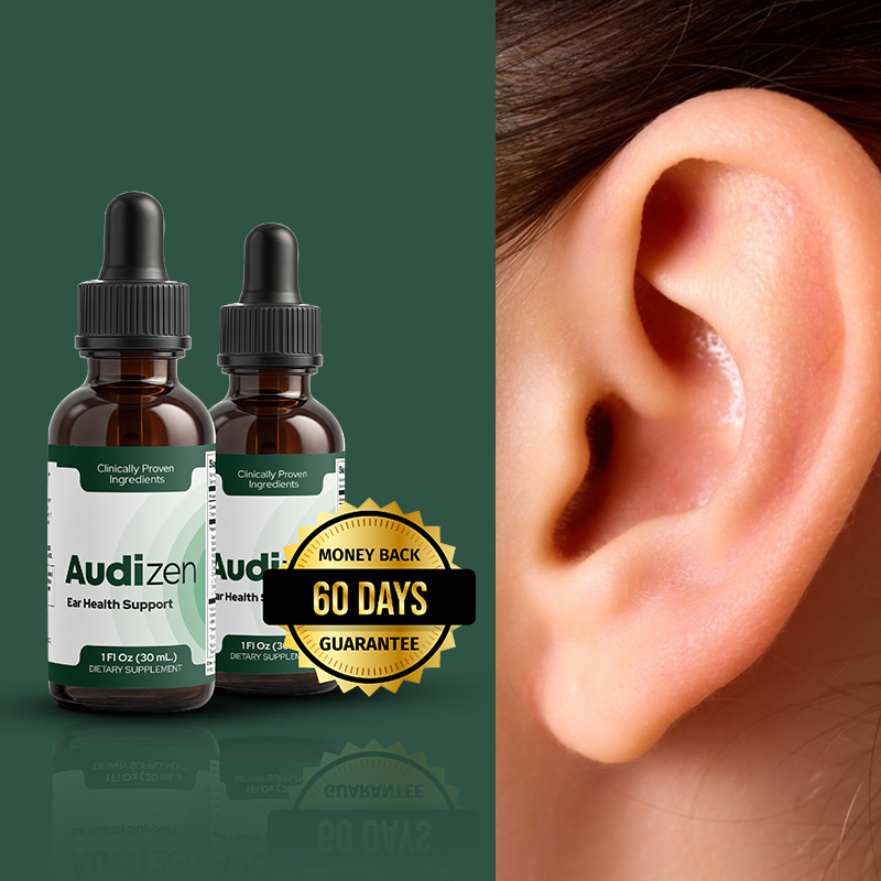 Audizen Natural Hearing Support Supplement Bottles